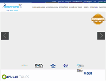 Tablet Screenshot of ceylontours.com